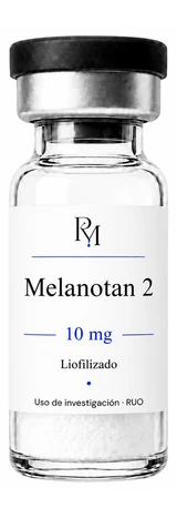 Melanotan 2 vs PT-141: vial de Melanotan 2