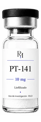 Melanotan 2 vs PT-141: vial de PT-141