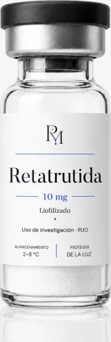 Vial de Retatrutide liofilizado · México