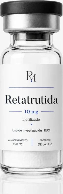 Vial de Retatrutide liofilizado · México