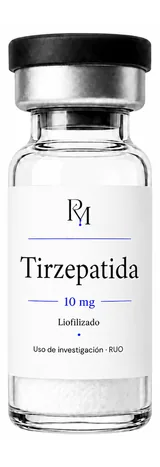 Vial de Tirzepatida liofilizado · México